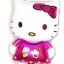 ลูกโป่งคิตตี้ สีชมพู Large Hello Kitty Foil Balloon Pink Color