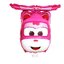 ลูกโป่งก้านการ์ตูนรูปเฮลิคอปเตอร์ สีชมพู โรโบคาร์โพลี่ Robocar Poli Hericopter Balloon