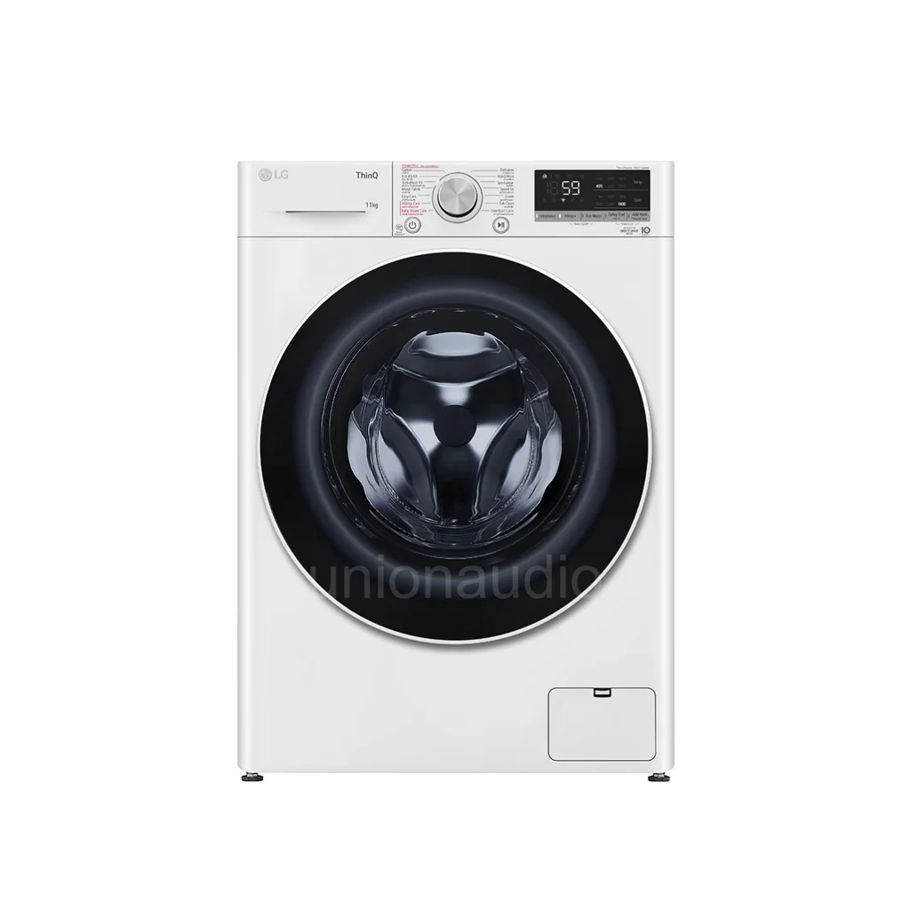 LG เครื่องซักผ้า ฝาหน้า รุ่น FV1411S4W1 ซัก 11 กก. สีขาว | AI DD TurboWash แอลจี LG เครื่องซักผ้า ฝาหน้า รุ่น FV1411S4W1 ซัก 11 กก. สีขาว | AI DD TurboWash แอลจี