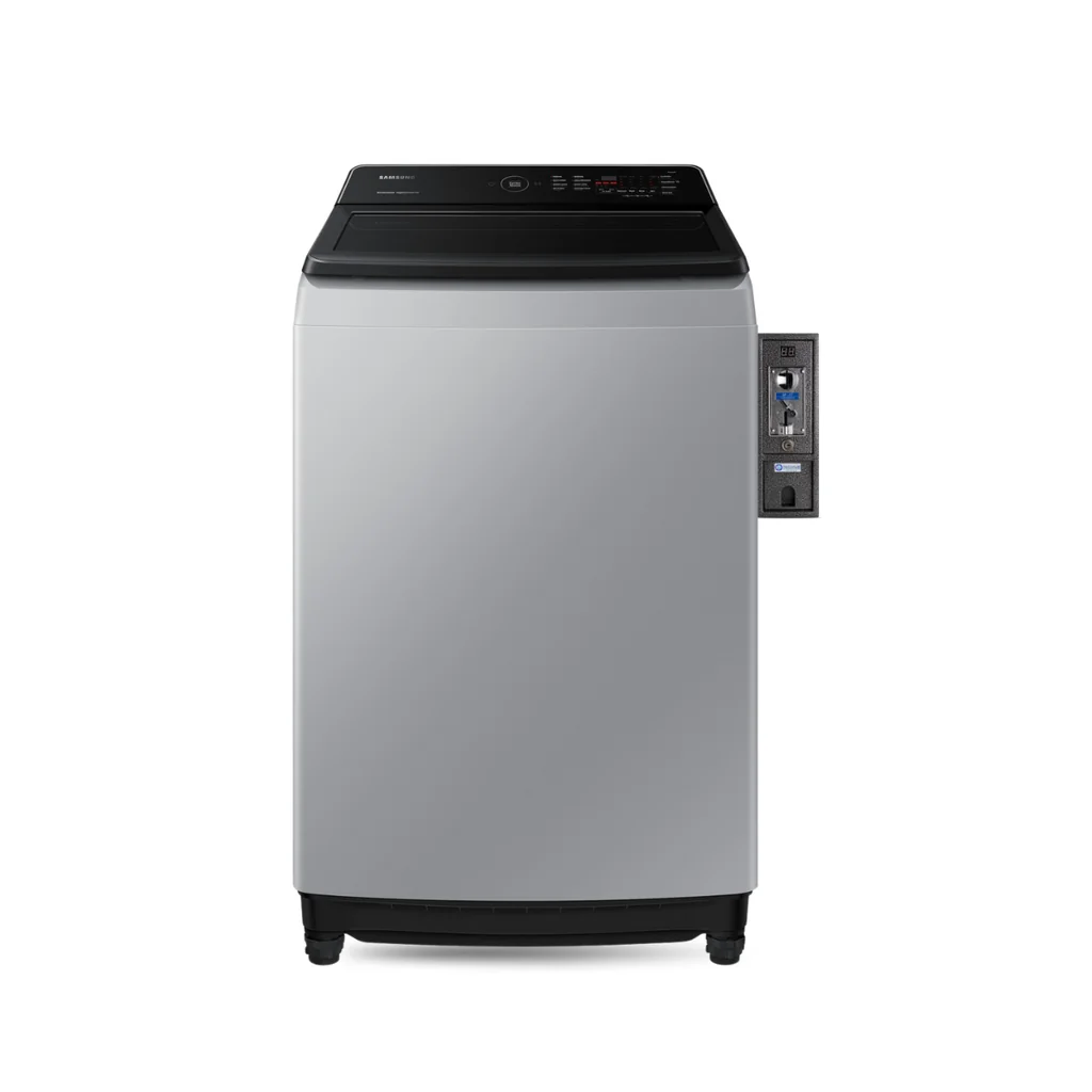 Samsung เครื่องซักผ้า ฝาบน รุ่น WA17CG6441BYST 17 กก. (หยอดเหรียญ) | Inverter ซัมซุง Samsung เครื่องซักผ้า ฝาบน รุ่น WA17CG6441BYST 17 กก. (หยอดเหรียญ) | Inverter ซัมซุง