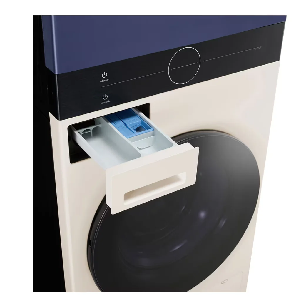 LG เครื่องซักอบผ้า WashTower ฝาหน้า รุ่น WT1410NHEN ซัก 14 กก./อบ 10 กก. สีน้ำเงิน-เบจ | AI DD ระบบอบ Heat Pump แอลจี LG เครื่องซักอบผ้า WashTower ฝาหน้า รุ่น WT1410NHEN ซัก 14 กก./อบ 10 กก. สีน้ำเงิน-เบจ | AI DD ระบบอบ Heat Pump แอลจี
