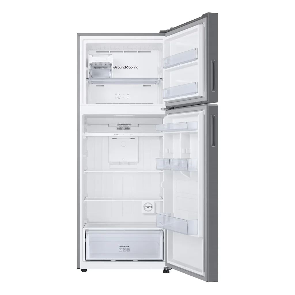 Samsung ตู้เย็น 2 ประตู รุ่น RT42CG6644S9ST 415 ลิตร (14.7 คิว) สีรีไฟน์ อินอกซ์ | SpaceMax AI Energy Mode SmartThings ซัมซุง Samsung ตู้เย็น 2 ประตู รุ่น RT42CG6644S9ST 415 ลิตร (14.7 คิว) สีรีไฟน์ อินอกซ์ | SpaceMax AI Energy Mode SmartThings ซัมซุง