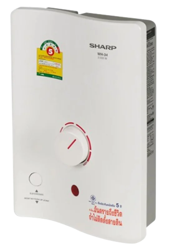 Sharp เครื่องทำน้ำอุ่น รุ่น WH-34 3,500 วัตต์ ชาร์ป Sharp เครื่องทำน้ำอุ่น รุ่น WH-34 3,500 วัตต์ ชาร์ป