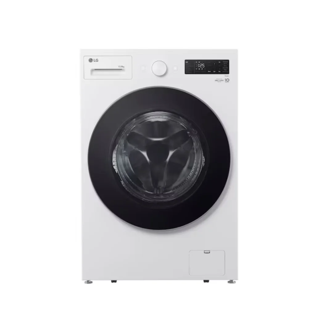 LG เครื่องซักอบผ้าฝาหน้า Inverter รุ่น F2515RNEW ซัก 15/อบ 8 กก. สีขาว | AI DD TurboWash Steam ThinQ แอลจี LG เครื่องซักอบผ้าฝาหน้า Inverter รุ่น F2515RNEW ซัก 15/อบ 8 กก. สีขาว | AI DD TurboWash Steam ThinQ แอลจี