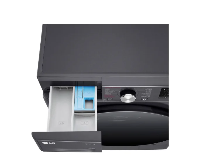 LG เครื่องซักอบผ้าฝาหน้า Inverter รุ่น FV1413H4M ซัก 13/อบ 8 กก. สีดำ | AI DD TurboWash Steam ThinQ แอลจี LG เครื่องซักอบผ้าฝาหน้า Inverter รุ่น FV1413H4M ซัก 13/อบ 8 กก. สีดำ | AI DD TurboWash Steam ThinQ แอลจี