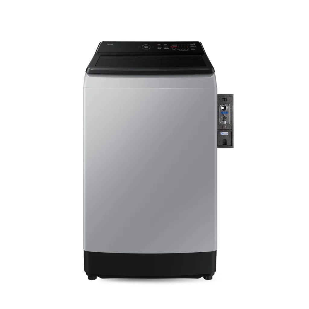 Samsung เครื่องซักผ้า ฝาบน รุ่น WA70F13E4LST 13 กก. (หยอดเหรียญ) | Inverter ซัมซุง