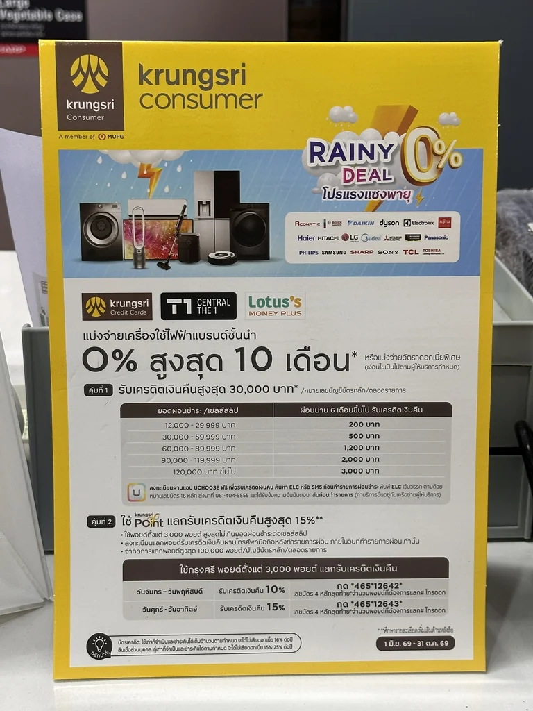 รวมโปรโมชั่นพิเศษประจำเดือน ผ่อน 0% Cash Back บัตรเครดิต 💸 รวมโปรโมชั่นพิเศษประจำเดือน ผ่อน 0% Cash Back บัตรเครดิต 💸