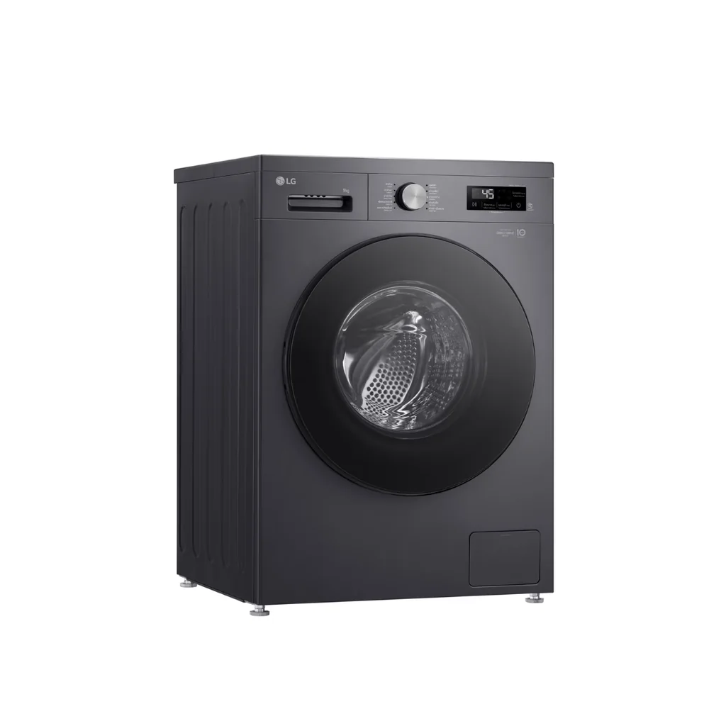 LG เครื่องซักผ้า ฝาหน้า รุ่น FB1209S5M 9 กก. สีดำ | Inverter Direct Drive มอเตอร์ต่อตรง แอลจี