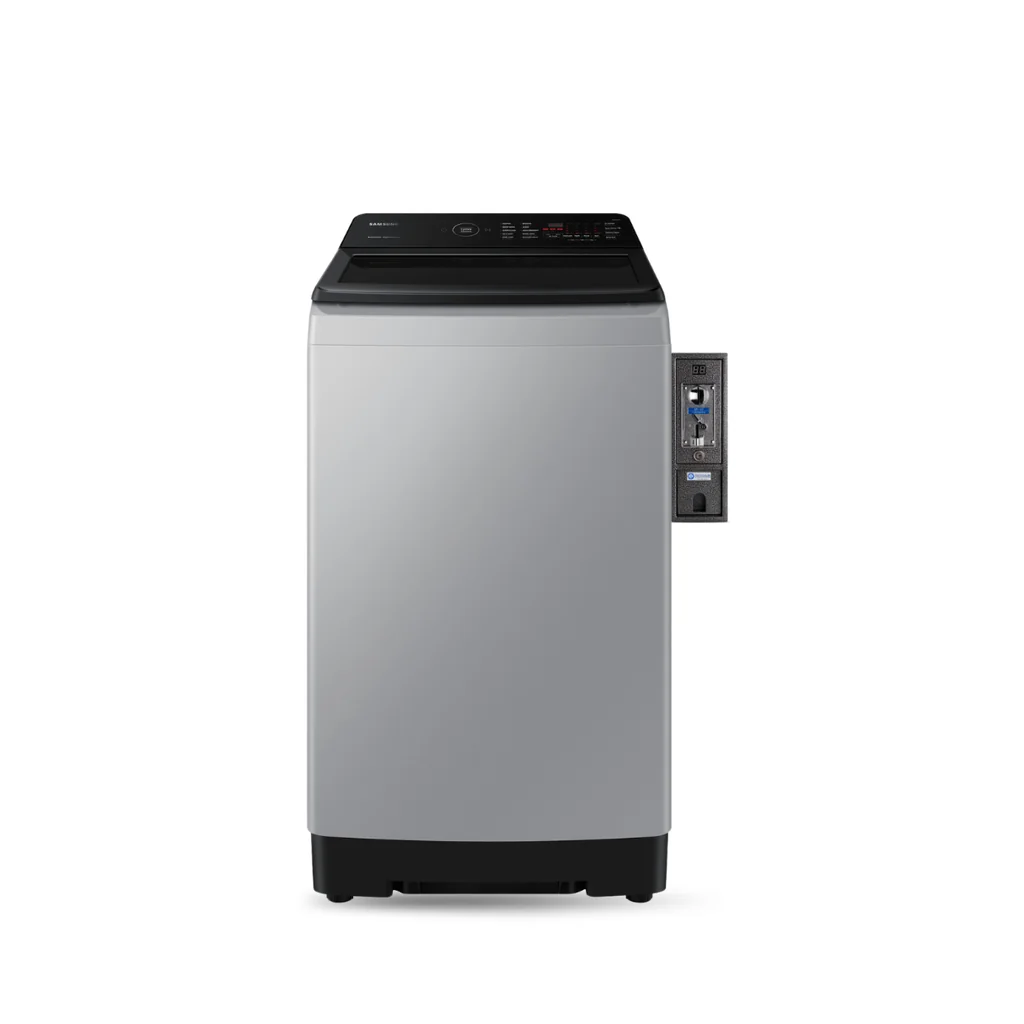 Samsung เครื่องซักผ้า ฝาบน รุ่น WA10CG4545BYST 10 กก. (หยอดเหรียญ) | Inverter ซัมซุง