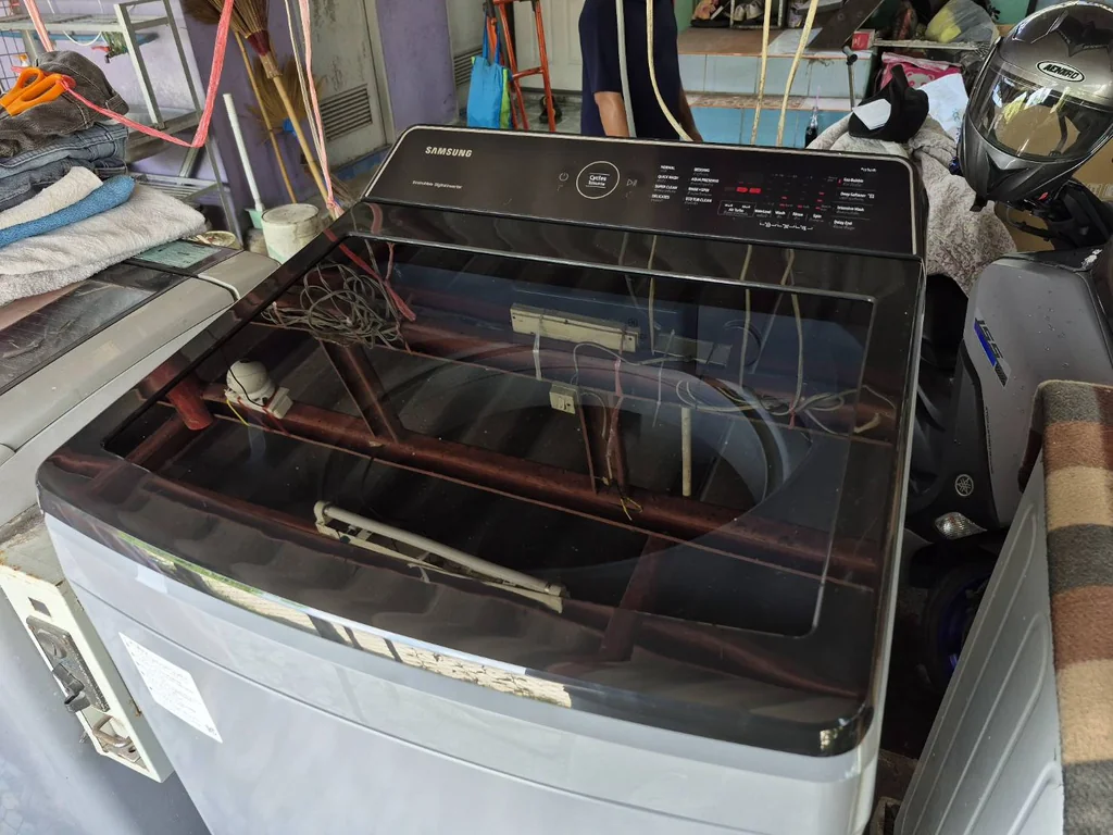 Samsung เครื่องซักผ้า ฝาบน รุ่น WA15CG5441BYST 15 กก. ซัมซุง Samsung เครื่องซักผ้า ฝาบน รุ่น WA15CG5441BYST 15 กก. ซัมซุง