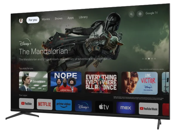 Sharp ทีวี LED 4K 55 นิ้ว รุ่น 4T-C55FJ1X Google TV ชาร์ป Sharp ทีวี LED 4K 55 นิ้ว รุ่น 4T-C55FJ1X Google TV ชาร์ป