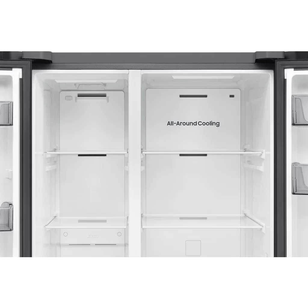 Samsung ตู้เย็น Side by Side รุ่น RS70F65Q1BST 655 ลิตร (23.1 คิว) สีดำ | AI Inverter SpaceMax SmartThings ซัมซุง Samsung ตู้เย็น Side by Side รุ่น RS70F65Q1BST 655 ลิตร (23.1 คิว) สีดำ | AI Inverter SpaceMax SmartThings ซัมซุง