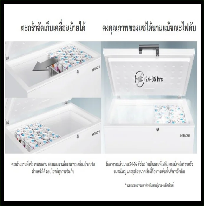 Hitachi ตู้แช่แข็งฝาทึบ 2 ระบบ รุ่น HRCJ11316MNWTH 316 ลิตร (11 คิว) สีขาว | แช่แข็ง-แช่เย็น ตะกร้า 2 ใบ ด้ามจับล็อกกุญแจ ฮิตาชิ Hitachi ตู้แช่แข็งฝาทึบ 2 ระบบ รุ่น HRCJ11316MNWTH 316 ลิตร (11 คิว) สีขาว | แช่แข็ง-แช่เย็น ตะกร้า 2 ใบ ด้ามจับล็อกกุญแจ ฮิตาชิ