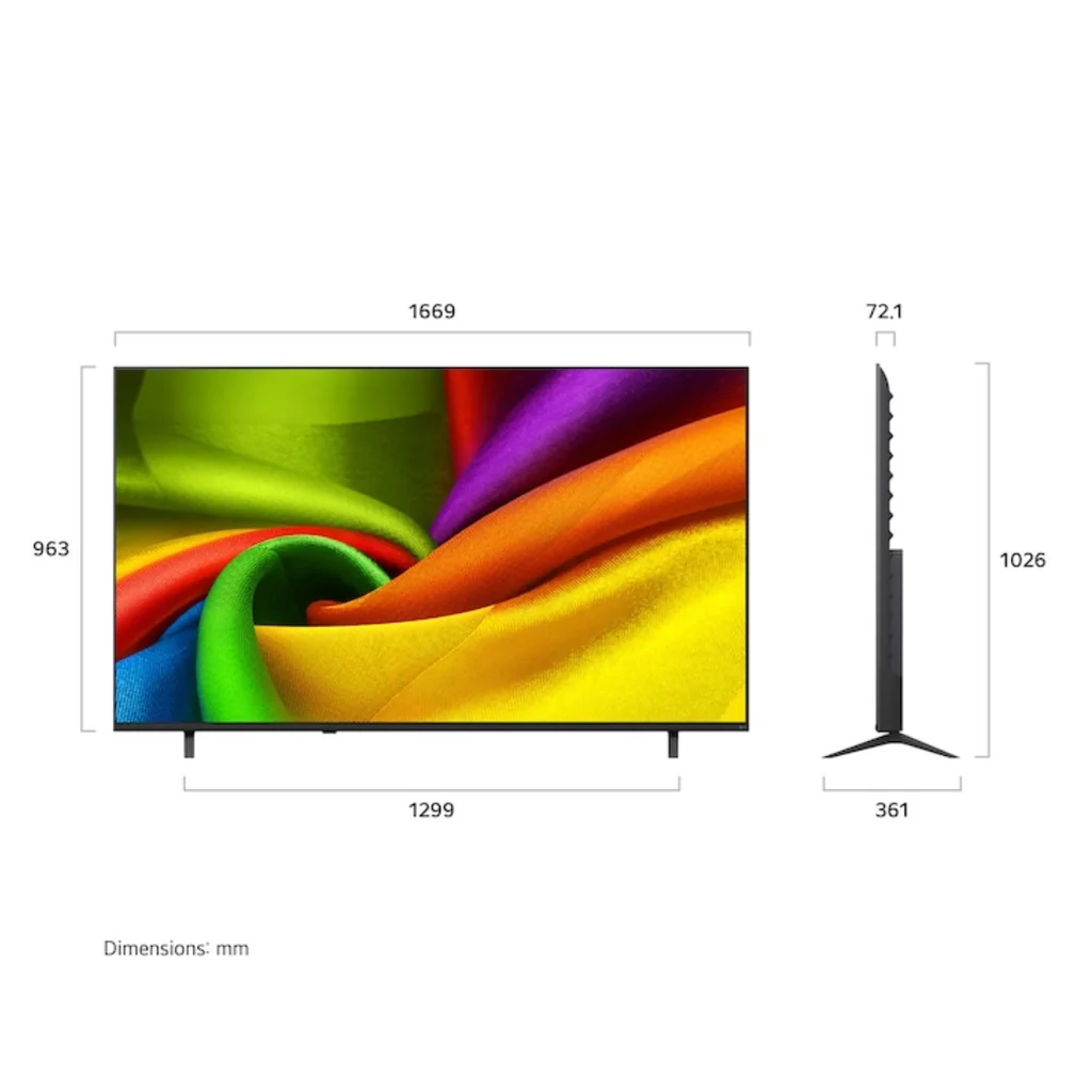 LG ทีวี UHD 4K 75 นิ้ว รุ่น 75NU855BPSA แอลจี