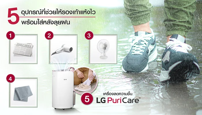 LG เครื่องลดความชื้น รุ่น MD16GQSA1 16 ลิตร แอลจี