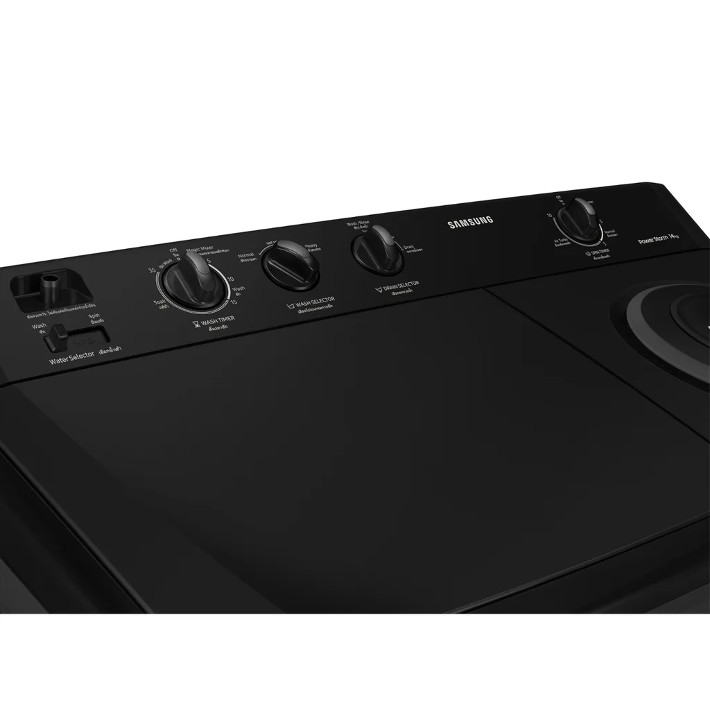 Samsung เครื่องซักผ้า 2 ถัง รุ่น WT14B5040BA 14 กก. ซัมซุง Samsung เครื่องซักผ้า 2 ถัง รุ่น WT14B5040BA 14 กก. ซัมซุง
