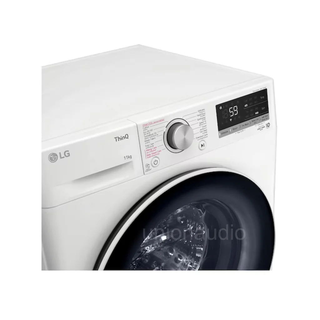 LG เครื่องซักผ้า ฝาหน้า รุ่น FV1411S4W1 ซัก 11 กก. สีขาว | AI DD TurboWash แอลจี LG เครื่องซักผ้า ฝาหน้า รุ่น FV1411S4W1 ซัก 11 กก. สีขาว | AI DD TurboWash แอลจี