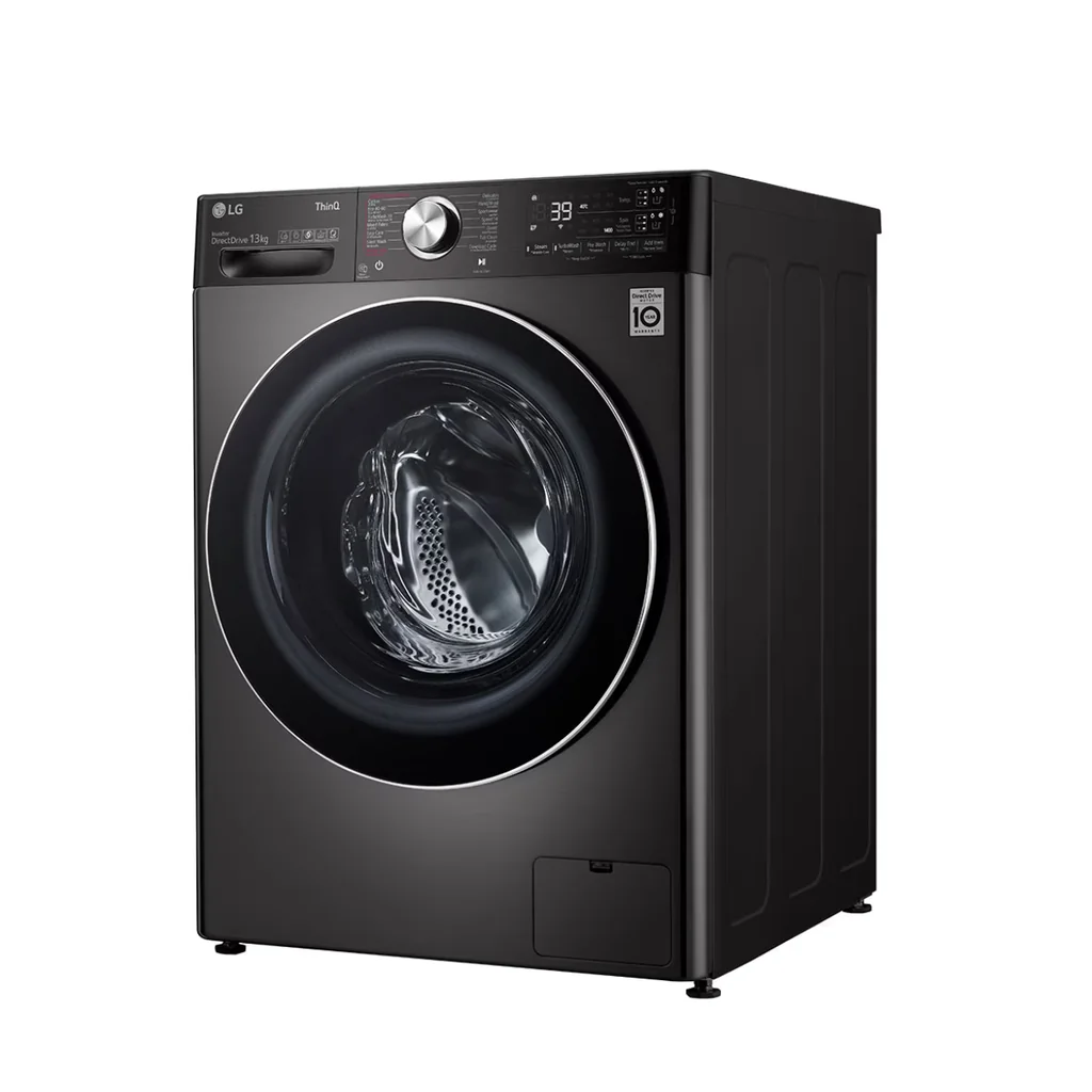 LG เครื่องซักผ้า ฝาหน้า รุ่น FV1413S2BA ซัก 13 กก. สีดำโลหะ | AI DD ezDispense แอลจี LG เครื่องซักผ้า ฝาหน้า รุ่น FV1413S2BA ซัก 13 กก. สีดำโลหะ | AI DD ezDispense แอลจี