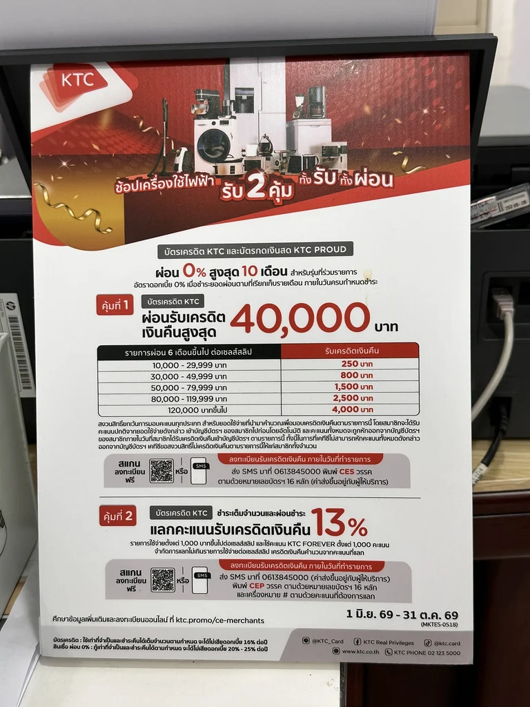 รวมโปรโมชั่นพิเศษประจำเดือน ผ่อน 0% Cash Back บัตรเครดิต 💸 รวมโปรโมชั่นพิเศษประจำเดือน ผ่อน 0% Cash Back บัตรเครดิต 💸