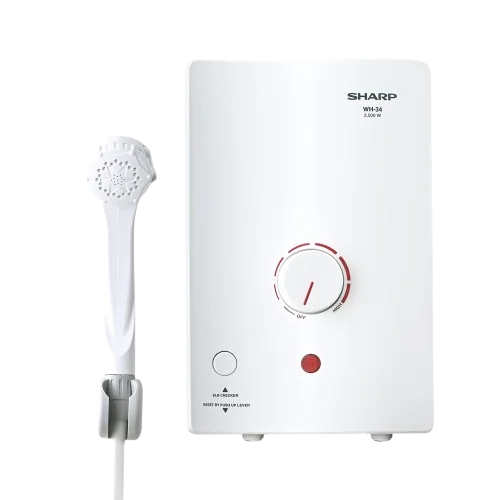 Sharp เครื่องทำน้ำอุ่น รุ่น WH-34 3,500 วัตต์ ชาร์ป Sharp เครื่องทำน้ำอุ่น รุ่น WH-34 3,500 วัตต์ ชาร์ป