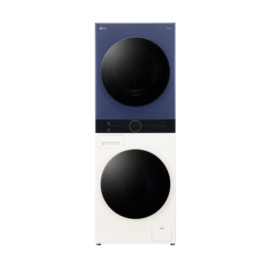 LG เครื่องซักอบผ้า WashTower ฝาหน้า รุ่น WT1410NHEN ซัก 14 กก./อบ 10 กก. สีน้ำเงิน-เบจ | AI DD ระบบอบ Heat Pump แอลจี LG เครื่องซักอบผ้า WashTower ฝาหน้า รุ่น WT1410NHEN ซัก 14 กก./อบ 10 กก. สีน้ำเงิน-เบจ | AI DD ระบบอบ Heat Pump แอลจี