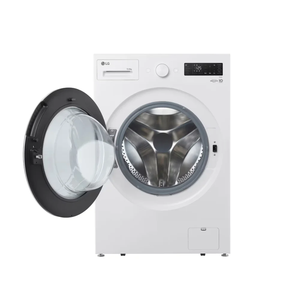 LG เครื่องซักอบผ้าฝาหน้า Inverter รุ่น F2515RNEW ซัก 15/อบ 8 กก. สีขาว | AI DD TurboWash Steam ThinQ แอลจี LG เครื่องซักอบผ้าฝาหน้า Inverter รุ่น F2515RNEW ซัก 15/อบ 8 กก. สีขาว | AI DD TurboWash Steam ThinQ แอลจี