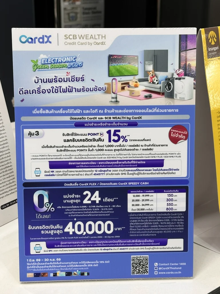 รวมโปรโมชั่นพิเศษประจำเดือน ผ่อน 0% Cash Back บัตรเครดิต 💸 รวมโปรโมชั่นพิเศษประจำเดือน ผ่อน 0% Cash Back บัตรเครดิต 💸