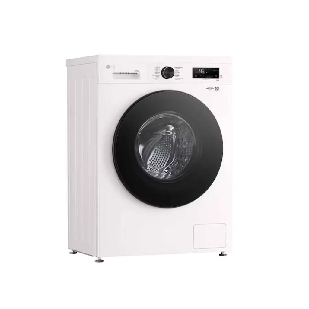 LG เครื่องซักอบผ้าฝาหน้า Inverter รุ่น FB1209D5W ซัก 9/อบ 5 กก. สีขาว | 6 Motion DD Steam ThinQ WiFi แอลจี
