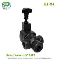 BT-04-H Relief Valve วาล์วปรับแรงดันน้ำมันไฮดรอลิค แบบต่อท่อ 1/2" : YOUQUEN BT-04-H Relief Valve วาล์วปรับแรงดันน้ำมันไฮดรอลิค แบบต่อท่อ 1/2" : YOUQUEN