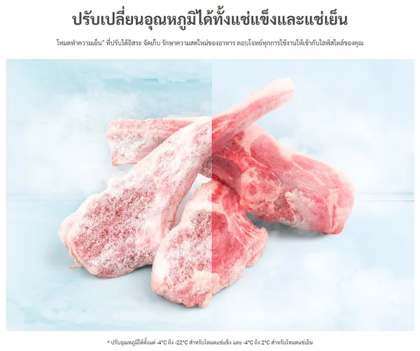 Hitachi ตู้แช่แข็งฝาทึบ 2 ระบบ รุ่น HRCJ11316MNWTH 316 ลิตร (11 คิว) สีขาว | แช่แข็ง-แช่เย็น ตะกร้า 2 ใบ ด้ามจับล็อกกุญแจ ฮิตาชิ image 7 Hitachi ตู้แช่แข็งฝาทึบ 2 ระบบ รุ่น HRCJ11316MNWTH 316 ลิตร (11 คิว) สีขาว | แช่แข็ง-แช่เย็น ตะกร้า 2 ใบ ด้ามจับล็อกกุญแจ ฮิตาชิ image 7