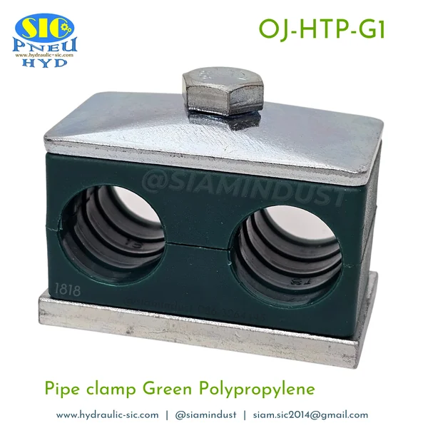 OJ-HTP-G1 Twin Pipe Clamps 6,8,10,12,15,18,20,22,25,28mm แคลมป์คู่รัดท่อ ปะกับยึดท่อแป๊บน้ำมันไฮดรอลิค OJ-HTP-G1 Twin Pipe Clamps 6,8,10,12,15,18,20,22,25,28mm แคลมป์คู่รัดท่อ ปะกับยึดท่อแป๊บน้ำมันไฮดรอลิค