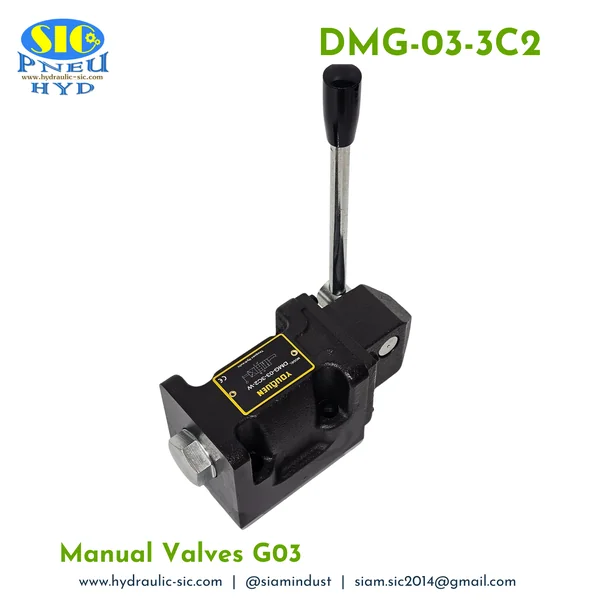 DMG-03-3C2 / 3C60 : Manual Valve วาล์วมือโยก YOUQUEN image 10 DMG-03-3C2 / 3C60 : Manual Valve วาล์วมือโยก YOUQUEN image 10