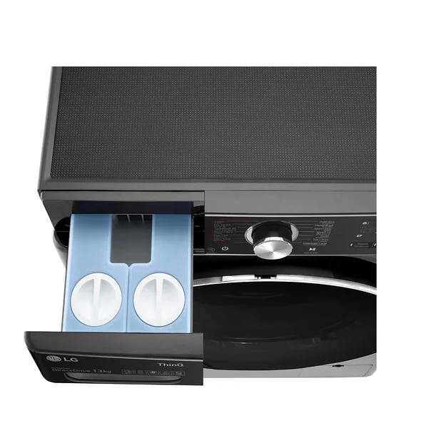 LG เครื่องซักผ้า ฝาหน้า รุ่น FV1413S2BA ซัก 13 กก. สีดำโลหะ | AI DD ezDispense แอลจี image 7 LG เครื่องซักผ้า ฝาหน้า รุ่น FV1413S2BA ซัก 13 กก. สีดำโลหะ | AI DD ezDispense แอลจี image 7