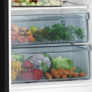 Hitachi ตู้เย็น 2 ประตู รุ่น HRTN5275MFUTH 260 ลิตร (9.2 คิว) สี Midnight Shine | Inverter Flexible Fresh Select ฮิตาชิ image 9 Hitachi ตู้เย็น 2 ประตู รุ่น HRTN5275MFUTH 260 ลิตร (9.2 คิว) สี Midnight Shine | Inverter Flexible Fresh Select ฮิตาชิ image 9
