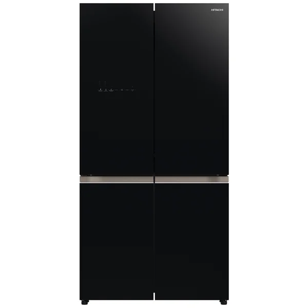 Hitachi ตู้เย็น 4 ประตู French Bottom Freezer รุ่น R-WB640VF 569 ลิตร (20.1 คิว) สี Glass Black | Inverter VIP วัสดุกันความร้อน ฮิตาชิ image 2