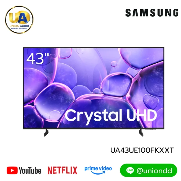 Samsung ทีวี LED 4K 43 นิ้ว รุ่น UA43UE100FKXXT ซัมซุง image 1 Samsung ทีวี LED 4K 43 นิ้ว รุ่น UA43UE100FKXXT ซัมซุง image 1