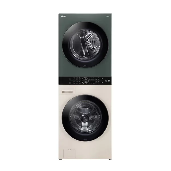 LG เครื่องซักอบผ้า WashTower ฝาหน้า รุ่น WT1410NHEG ซัก 14 กก./อบ 10 กก. สีเบจ-เขียว | AI DD ระบบอบ Heat Pump แอลจี LG เครื่องซักอบผ้า Wash Tower image 2