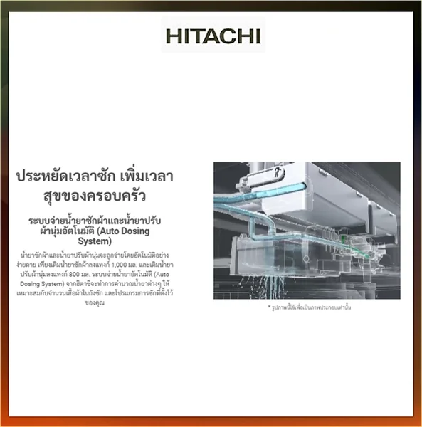 Hitachi เครื่องซักผ้า ฝาบน รุ่น SF-250ZFVAD 25 กก. ฮิตาชิ image 34