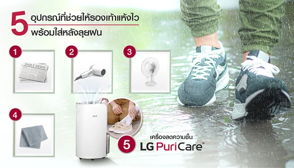 LG เครื่องลดความชื้น รุ่น MD16GQSA1 16 ลิตร แอลจี image 9
