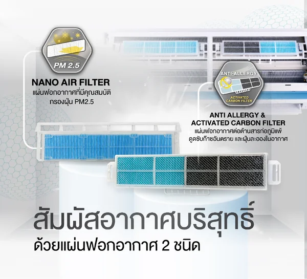 Mitsubishi Heavy Duty แอร์ติดผนัง Yuki รุ่น SRK-10YYS-W1 9,633 BTU | Inverter มิตซูบิชิ เฮฟวี่ดิวตี้ image 7 Mitsubishi Heavy Duty แอร์ติดผนัง Yuki รุ่น SRK-10YYS-W1 9,633 BTU | Inverter มิตซูบิชิ เฮฟวี่ดิวตี้ image 7