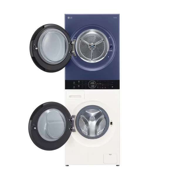 LG เครื่องซักอบผ้า WashTower ฝาหน้า รุ่น WT1410NHEN ซัก 14 กก./อบ 10 กก. สีน้ำเงิน-เบจ | AI DD ระบบอบ Heat Pump แอลจี image 3 LG เครื่องซักอบผ้า WashTower ฝาหน้า รุ่น WT1410NHEN ซัก 14 กก./อบ 10 กก. สีน้ำเงิน-เบจ | AI DD ระบบอบ Heat Pump แอลจี image 3