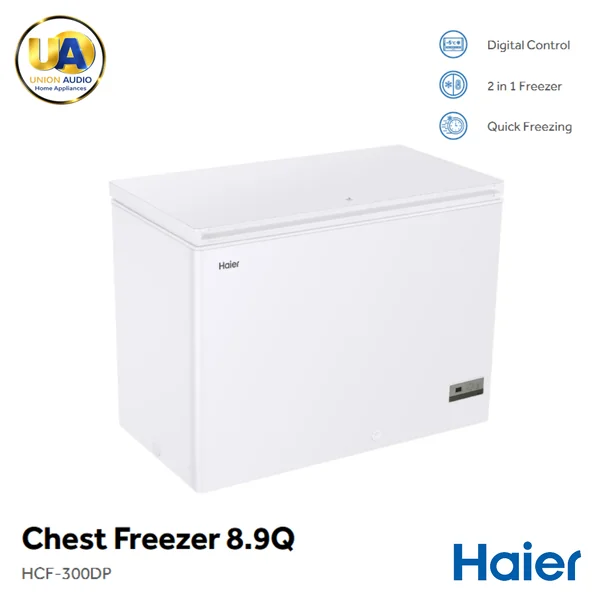 Haier ตู้แช่แข็งฝาทึบ 2 ระบบ รุ่น HCF-300DP 251 ลิตร (8.9 คิว) สีขาว | แช่แข็ง-แช่เย็น ผนังกันแบคทีเรีย ไฮเออร์ image 1 Haier ตู้แช่แข็งฝาทึบ 2 ระบบ รุ่น HCF-300DP 251 ลิตร (8.9 คิว) สีขาว | แช่แข็ง-แช่เย็น ผนังกันแบคทีเรีย ไฮเออร์ image 1