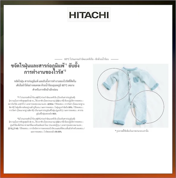 Hitachi เครื่องซักผ้า ฝาบน รุ่น SF-250ZFV 25 กก. | Inverter ฮิตาชิ image 13 Hitachi เครื่องซักผ้า ฝาบน รุ่น SF-250ZFV 25 กก. | Inverter ฮิตาชิ image 13