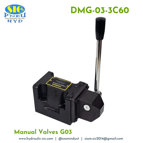 DMG-03-3C2 / 3C60 : Manual Valve วาล์วมือโยก YOUQUEN image 12 DMG-03-3C2 / 3C60 : Manual Valve วาล์วมือโยก YOUQUEN image 12