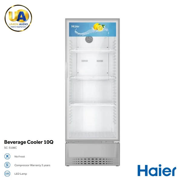 Haier ตู้แช่เครื่องดื่ม ฝากระจก รุ่น SC-310BC 280 ลิตร (10 คิว) สีขาว | Low-E ไม่มีฝ้า ประหยัดไฟเบอร์5 ไฮเออร์ image 1 Haier ตู้แช่เครื่องดื่ม ฝากระจก รุ่น SC-310BC 280 ลิตร (10 คิว) สีขาว | Low-E ไม่มีฝ้า ประหยัดไฟเบอร์5 ไฮเออร์ image 1