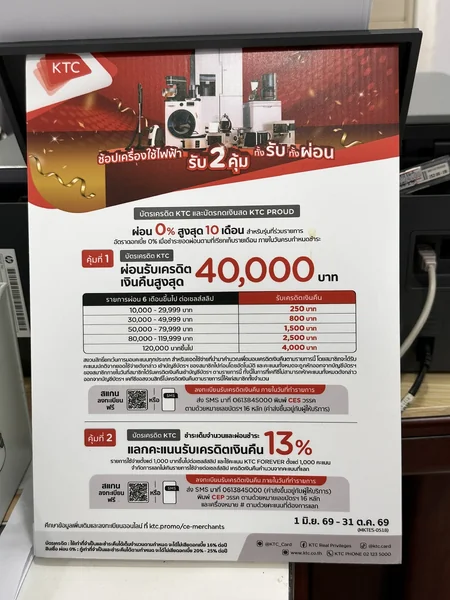 รวมโปรโมชั่นพิเศษประจำเดือน ผ่อน 0% Cash Back บัตรเครดิต 💸 image 6 รวมโปรโมชั่นพิเศษประจำเดือน ผ่อน 0% Cash Back บัตรเครดิต 💸 image 6