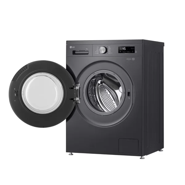 LG เครื่องซักผ้า ฝาหน้า รุ่น FB1209S5M 9 กก. สีดำ | Inverter Direct Drive มอเตอร์ต่อตรง แอลจี image 4