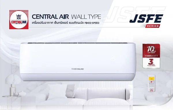 Central Air แอร์ติดผนัง JSFE Series รุ่น CFW-JSFE13 12,300 BTU เบอร์ 5 เซ็นทรัลแอร์ image 3 Central Air แอร์ติดผนัง JSFE Series รุ่น CFW-JSFE13 12,300 BTU เบอร์ 5 เซ็นทรัลแอร์ image 3