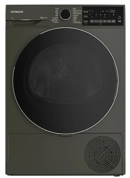 Hitachi เครื่องอบผ้า รุ่น TD-100XFVEM 10 กก. | Heat Pump ฮิตาชิ image 3