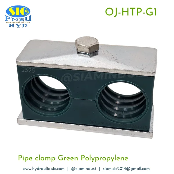 OJ-HTP-G1 Twin Pipe Clamps 6,8,10,12,15,18,20,22,25,28mm แคลมป์คู่รัดท่อ ปะกับยึดท่อแป๊บน้ำมันไฮดรอลิค image 12 OJ-HTP-G1 Twin Pipe Clamps 6,8,10,12,15,18,20,22,25,28mm แคลมป์คู่รัดท่อ ปะกับยึดท่อแป๊บน้ำมันไฮดรอลิค image 12